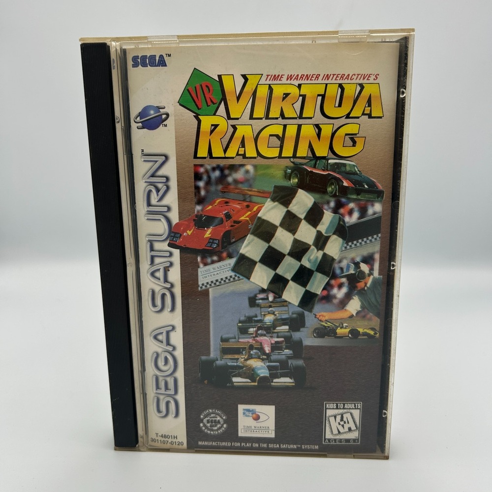 NO GAME Virtua Racing (Sega Saturn, 1992)  Manual and Case Only